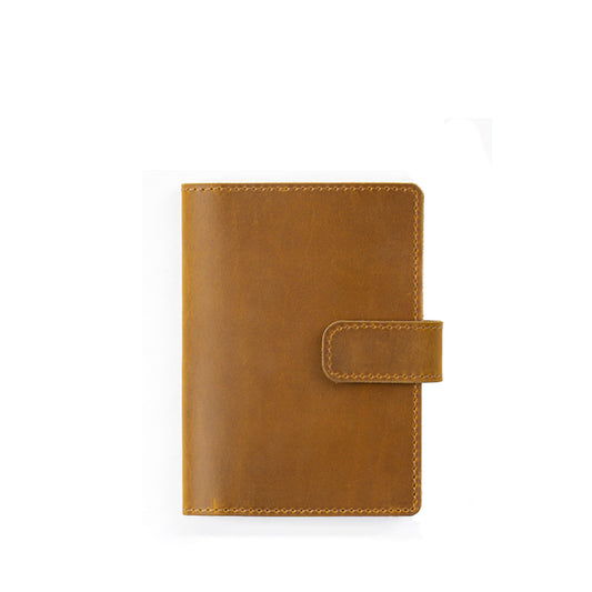 Genuine Leather Passport Wallet – Multi-Slot Card & Document Organizer