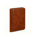 The Venture Folio — Full Grain Leather Zippered Padfolio