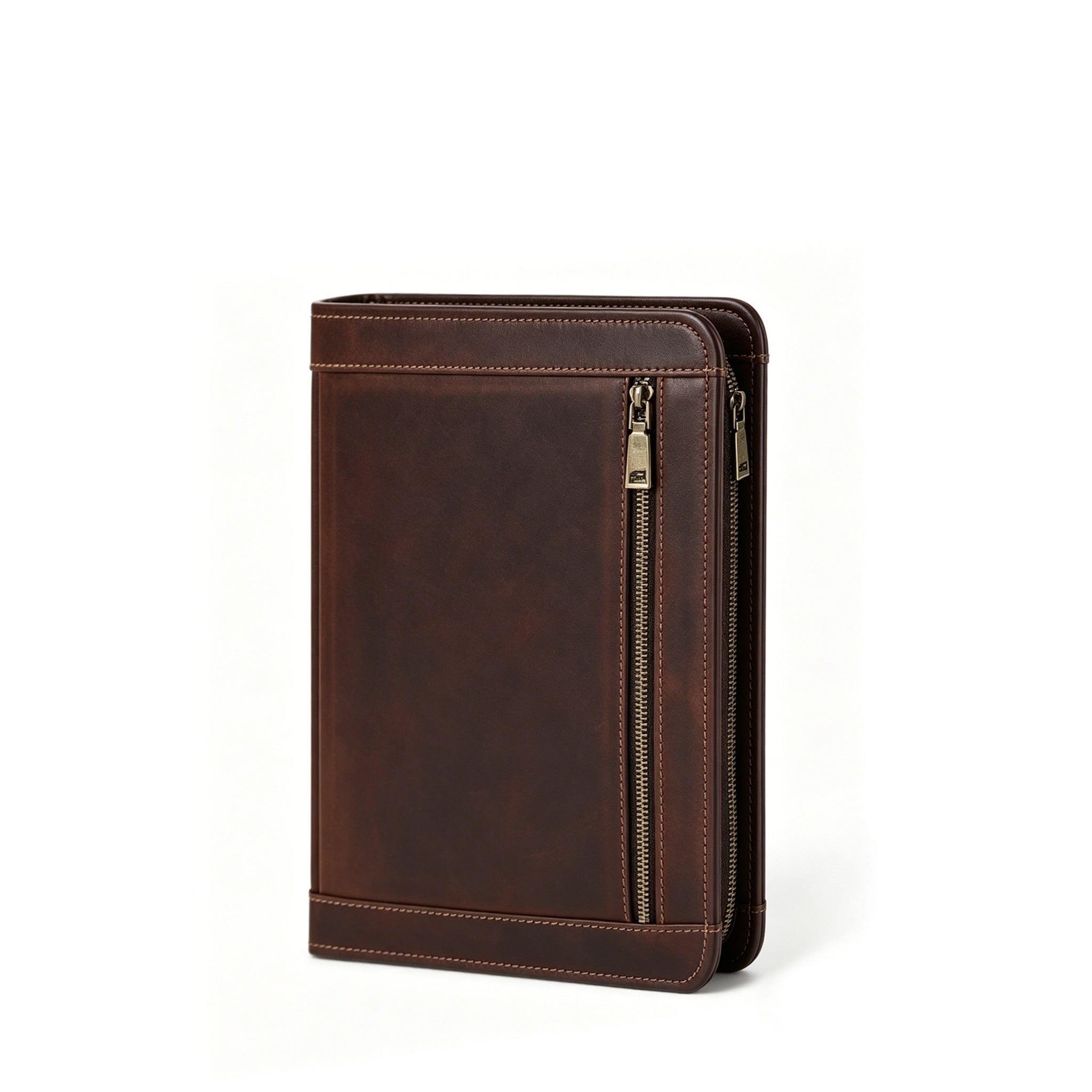 The Desk Folio — Full Grain Leather iPad Sleeve & Mobile Organizer