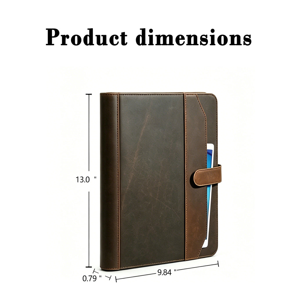 The Executive Folio — Full Grain Leather Padfolio for Work & Travel