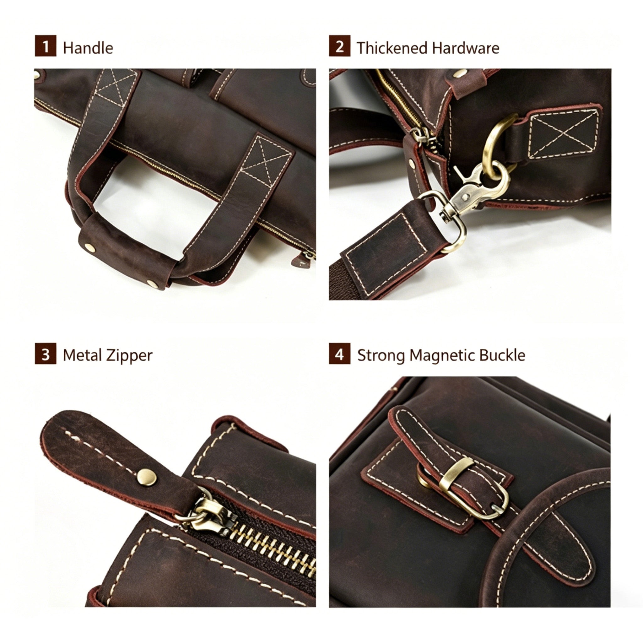 The Dispatch Bag — Full Grain Leather Briefcase & Messenger Bag