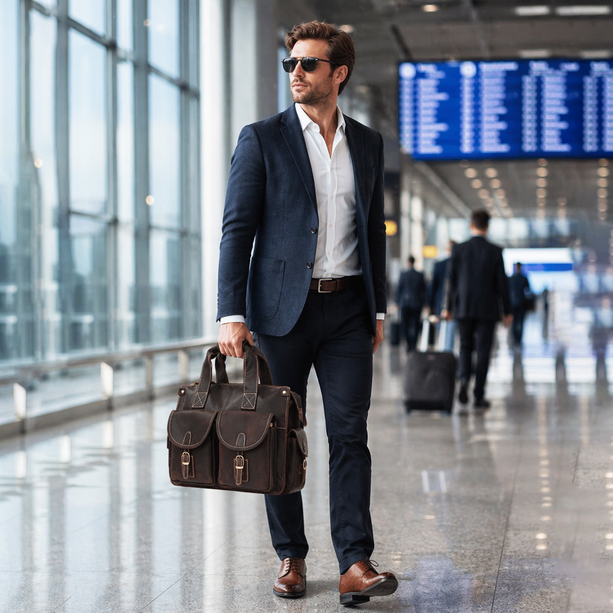 The Dispatch Bag — Full Grain Leather Briefcase & Messenger Bag