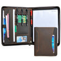 The Executive Folio — Full Grain Leather Padfolio for Work & Travel