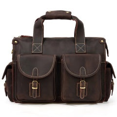 The Dispatch Bag — Full Grain Leather Briefcase & Messenger Bag